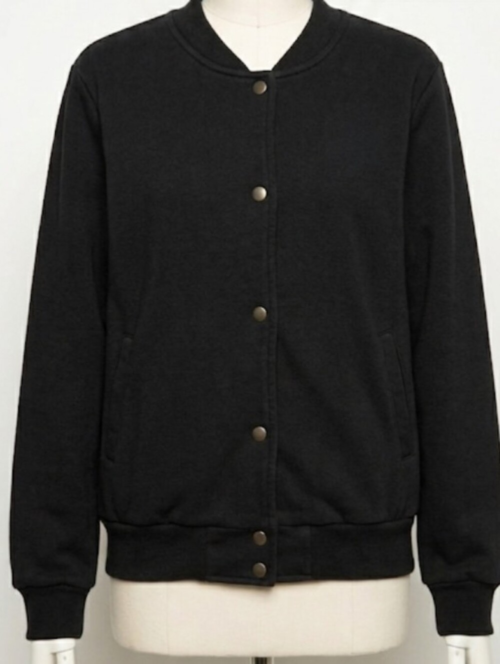 Rare Brandy Melville Snap Button Tiger Jacket (M) Embroidery Bomber Streetwear